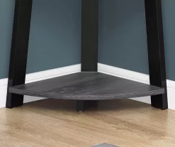 Monarch 5-Shelf Etagere Corner Bookcase -Home Style Shop 810542444 3