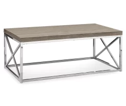 Monarch Metal Coffee Table -Home Style Shop 810542479 2 1