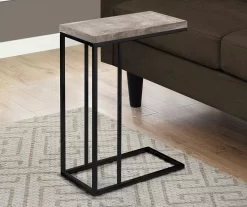 Monarch Reclaimed Wood Look C Side Table -Home Style Shop 810542489 1