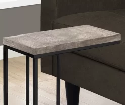 Monarch Reclaimed Wood Look C Side Table -Home Style Shop 810542489 3