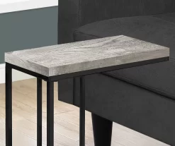 Monarch Reclaimed Wood Look C Side Table -Home Style Shop 810542490 3