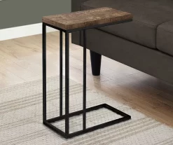 Monarch Reclaimed Wood Look C Side Table -Home Style Shop 810542491 1
