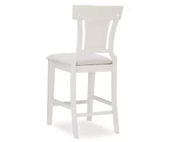 Rider Whitewash Upholstered Wood Counter Stool 9 Rider Whitewash Upholstered Wood Counter Stool -Home Style Shop 810543091 5