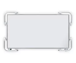 Hampton Silver 2-Shelf Rolling Steel Bar Cart -Home Style Shop 810543098 5