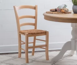 Bordeaux Natural Handwoven Ladder Back Side Chairs, 2-Pack -Home Style Shop 810543191 A0 7