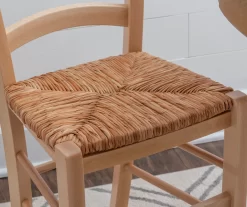 Bordeaux Natural Handwoven Ladder Back Side Chairs, 2-Pack -Home Style Shop 810543191 A0 8