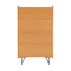 Nate Ash 4-Shelf Bookcase 9 Nate Ash 4-Shelf Bookcase -Home Style Shop 810543195 5