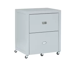 Kari Gray 2-Drawer Rolling Filing Cabinet
