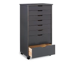 Craft Mate Gray Wood 8-Drawer Rolling Storage Cart -Home Style Shop 810543293 5