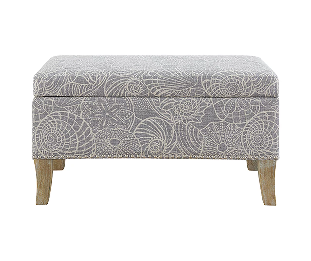Lisa Seashell Storage Ottoman 3 Lisa Seashell Storage Ottoman - Image 3