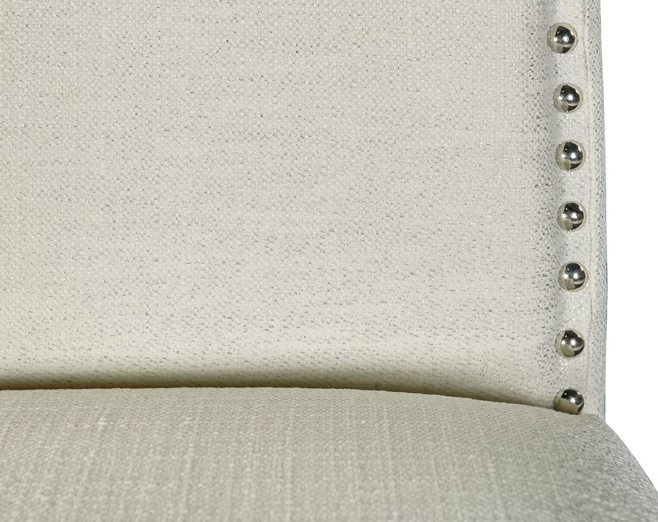 Blaire White Glitz Nailhead Bar Stool 5 Blaire White Glitz Nailhead Bar Stool - Image 5