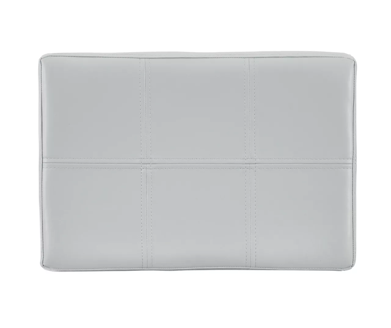 Brooke Gray & Black Faux Leather Backless Padded Bar Stool 11 Brooke Gray & Black Faux Leather Backless Padded Bar Stool - Image 11