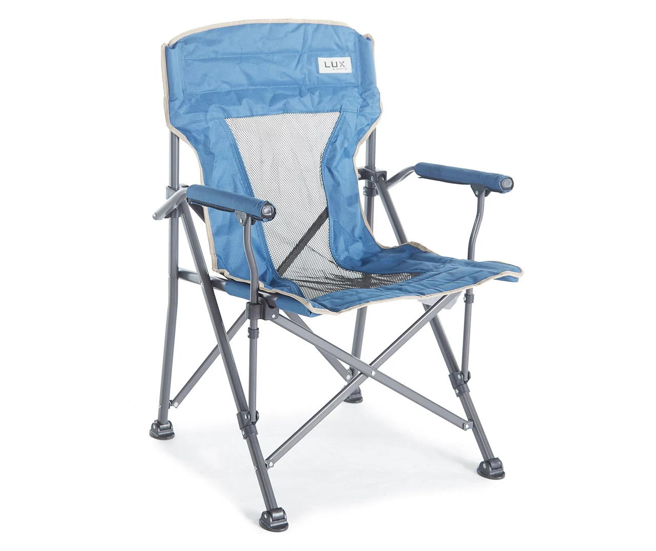 Lux Navy Blue Folding Quad Chair 1 Lux Navy Blue Folding Quad Chair