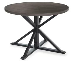 Broyhill Sandpointe Steel Round Patio Dining Table -Home Style Shop 810557038 1