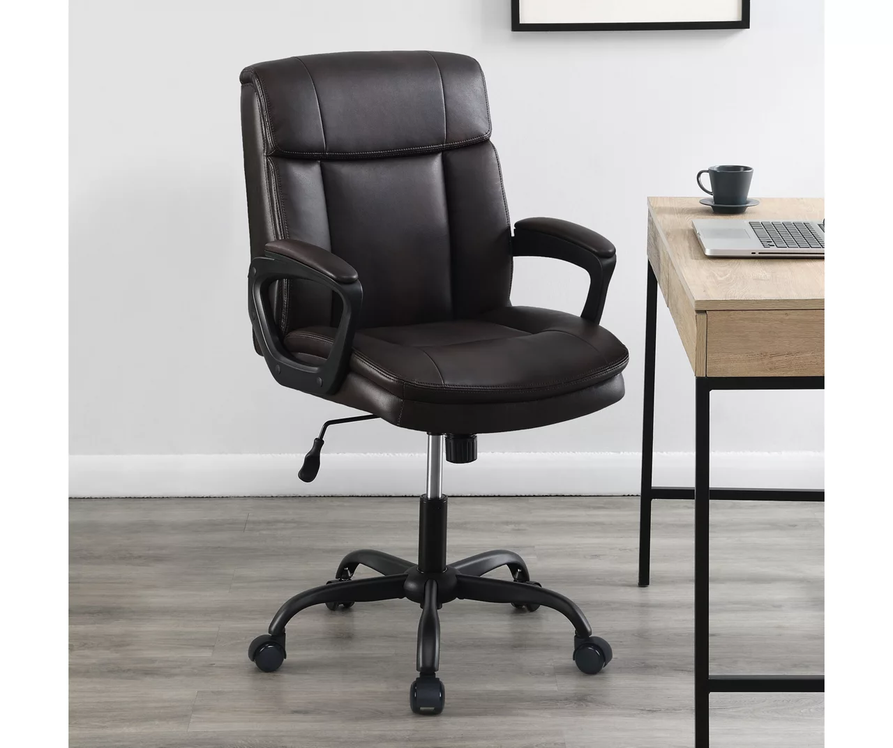 Real Living Faux Leather Office Chair 5 Real Living Faux Leather Office Chair - Image 5