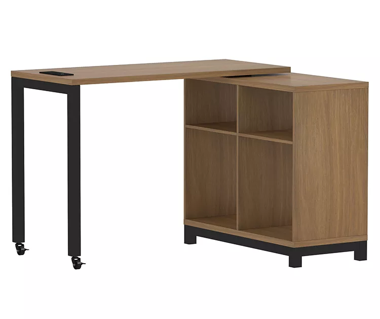 Real Living Seven Hills Metal & Melamine 4-Cube Pivot Desk With USB Charging 1 Real Living Seven Hills Metal & Melamine 4-Cube Pivot Desk With USB Charging