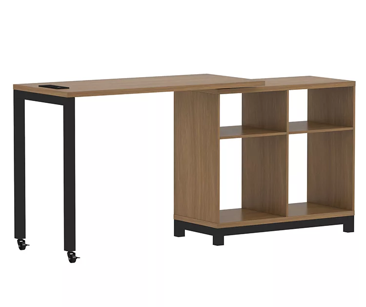 Real Living Seven Hills Metal & Melamine 4-Cube Pivot Desk With USB Charging 4 Real Living Seven Hills Metal & Melamine 4-Cube Pivot Desk With USB Charging - Image 4