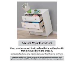 Ivory Oak 3-Door Storage Wardrobe -Home Style Shop 810561398 6