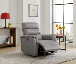 Real Living Faux Leather Power Recliner 7 Real Living Faux Leather Power Recliner -Home Style Shop 810568024 2