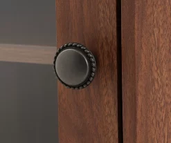 48" Brown Corner Electric Fireplace Console -Home Style Shop 810570725 2