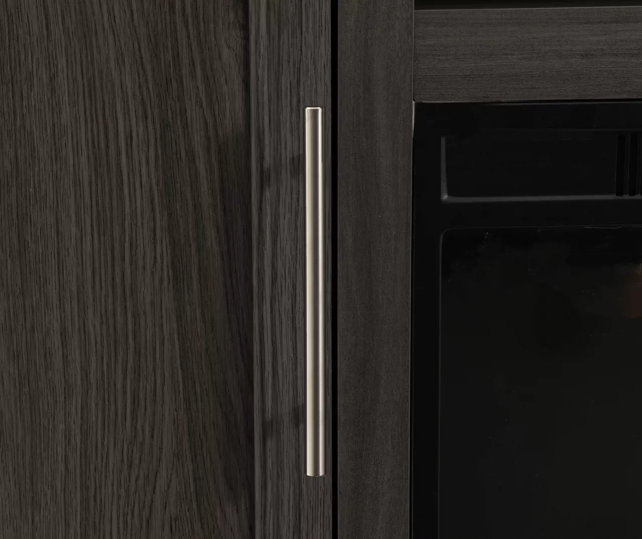 54" Gray Electric Fireplace Console 4 54" Gray Electric Fireplace Console - Image 4