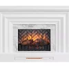 53.5" White Marble Petite Grand Electric Fireplace