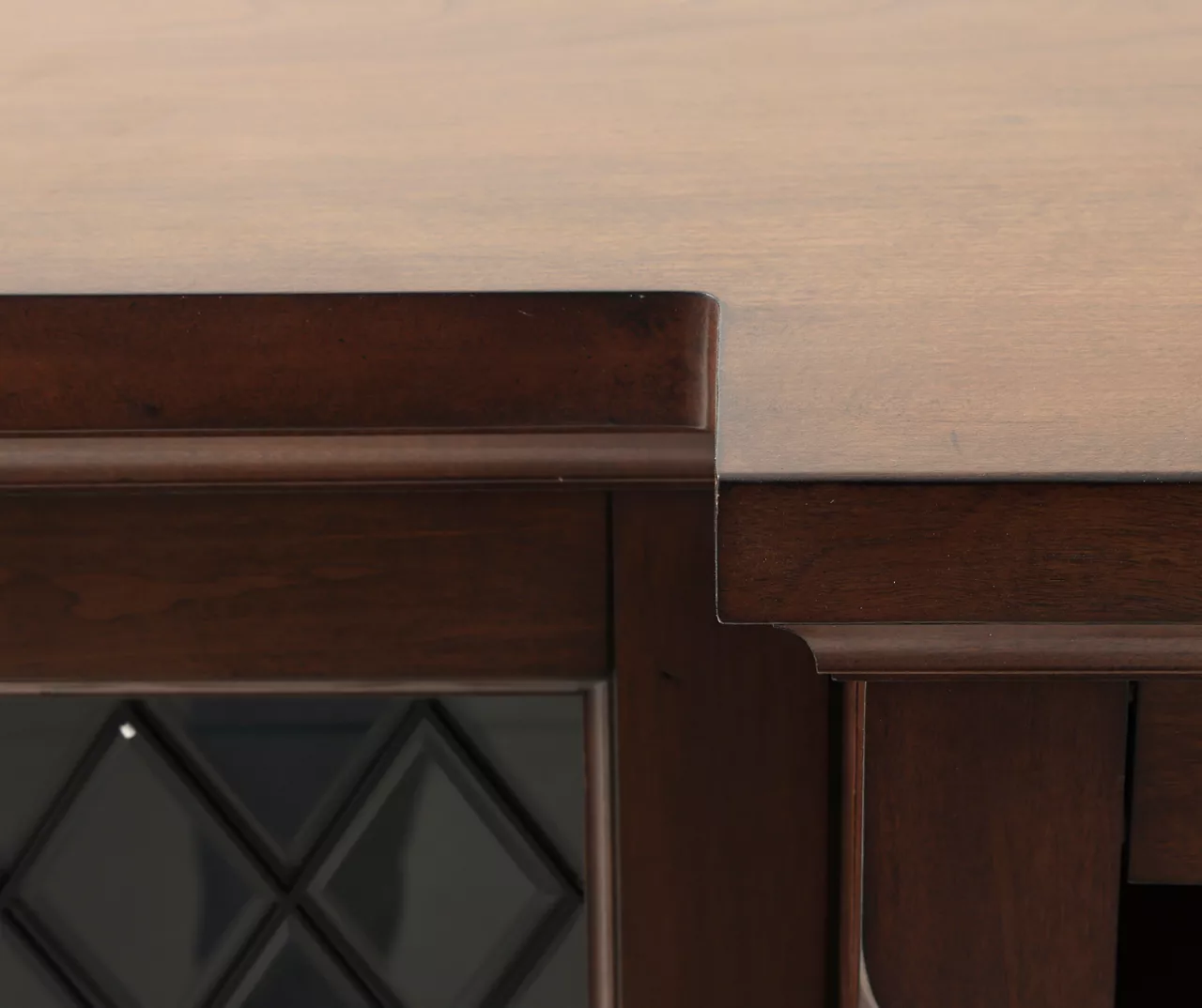 66" Heirloom Cherry Electric Fireplace Console 6 66" Heirloom Cherry Electric Fireplace Console - Image 6