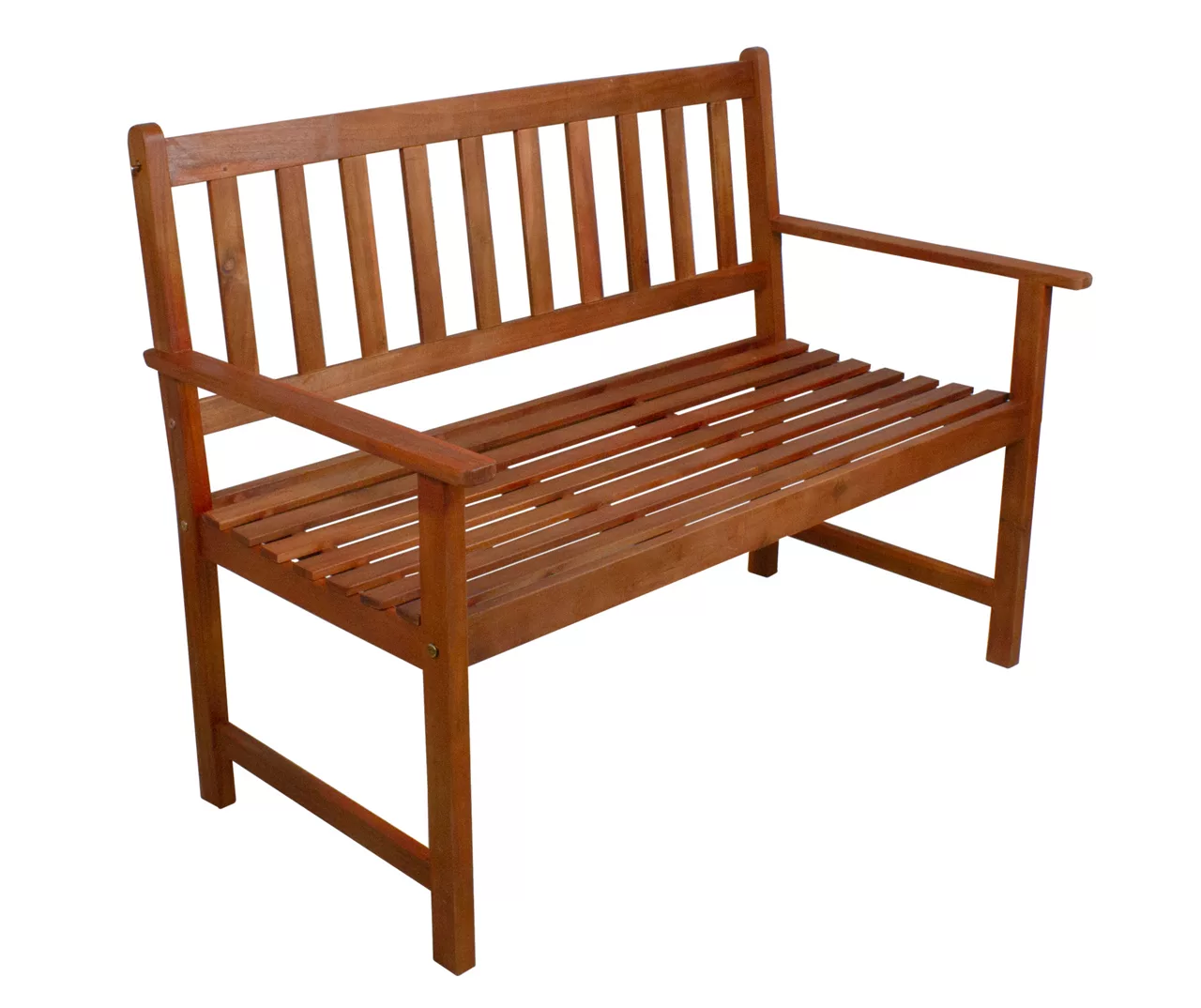 Northlight Light Brown Acacia Wood Patio Bench 2 Northlight Light Brown Acacia Wood Patio Bench - Image 2