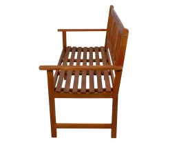 Northlight Light Brown Acacia Wood Patio Bench 8 Northlight Light Brown Acacia Wood Patio Bench -Home Style Shop 810576214 3