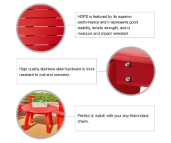 Glitzhome 5-Piece Adirondack Outdoor Chair & Coffee Table Set -Home Style Shop 810581949 6