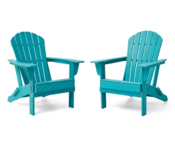 Glitzhome Adirondack Outdoor Folding Chairs, 2-Pack -Home Style Shop 810582224 1