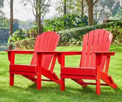 Glitzhome Adirondack Outdoor Folding Chairs, 2-Pack -Home Style Shop 810582327 2