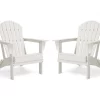 Glitzhome Adirondack Outdoor Folding Chairs, 2-Pack