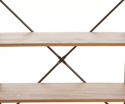 Medium Mango Open 4-Shelf Bookcase -Home Style Shop 810583046 3