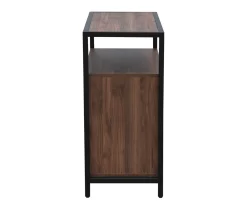 Walnut Chevron 2-Door Storage Cabinet -Home Style Shop 810584249 A8
