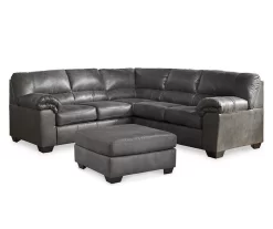Bladen Slate Faux Leather Oversize Accent Ottoman -Home Style Shop 810587438 810587343 810587473