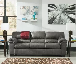 Signature Design By Ashley Bladen Faux Leather Sofa -Home Style Shop 810587470 1 1