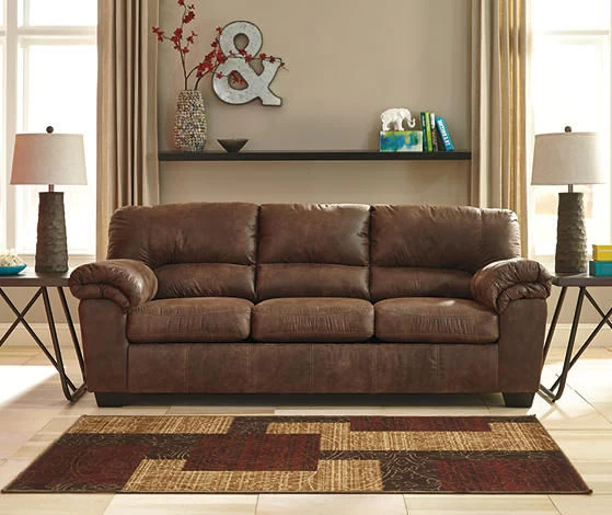 Bladen Coffee Faux Leather Sofa 2 Bladen Coffee Faux Leather Sofa - Image 2