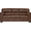 Bladen Coffee Faux Leather Sofa
