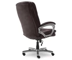 Benton Brown Big & Tall Faux Leather Executive Office Chair 10 Benton Brown Big & Tall Faux Leather Executive Office Chair -Home Style Shop 810590314 4