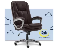 Benton Brown Big & Tall Faux Leather Executive Office Chair 11 Benton Brown Big & Tall Faux Leather Executive Office Chair -Home Style Shop 810590314 6