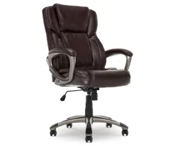 Serta Garret Executive Bonded Leather Office Chair -Home Style Shop 810590316 A0
