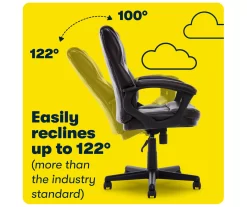 Mitchell Roasted Chestnut Vegan Leather Office Chair -Home Style Shop 810590318 8