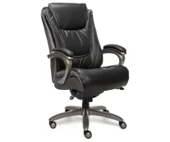 Baxter Black Big & Tall Bonded Leather Office Chair -Home Style Shop 810590377 4