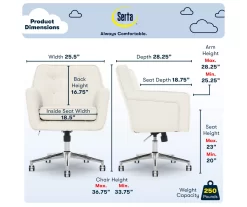 Serta Ashland Fabric Office Chair 37 Serta Ashland Fabric Office Chair -Home Style Shop 810590380 6