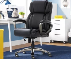 Serta Garret Executive Bonded Leather Office Chair -Home Style Shop 810590384 A0 1