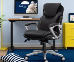 Serta Bryce Bonded Leather Office Chair 37 Serta Bryce Bonded Leather Office Chair -Home Style Shop 810590389 2