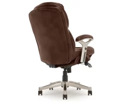 Claremont Chestnut Brown Bonded Leather Office Chair -Home Style Shop 810590393 5