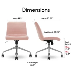 Adelaide Fabric Office Chair -Home Style Shop 810590401 61