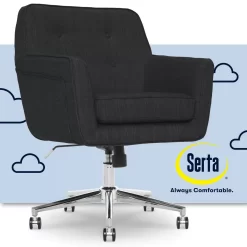 Serta Ashland Fabric Office Chair 33 Serta Ashland Fabric Office Chair -Home Style Shop 810590407 13